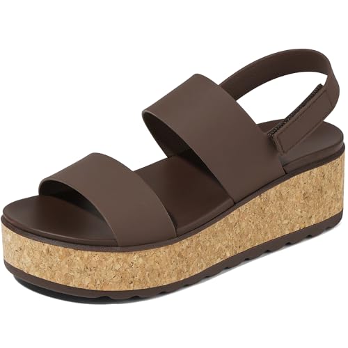 Marc Ford Cork Wedge Sandals