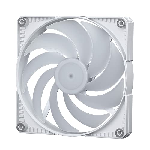 Phanteks SK140 White DRGB PWM 140mm Triple Fan Pack, High-Performance Cooling with Customisable Lighting, Quiet Operation - Image 3