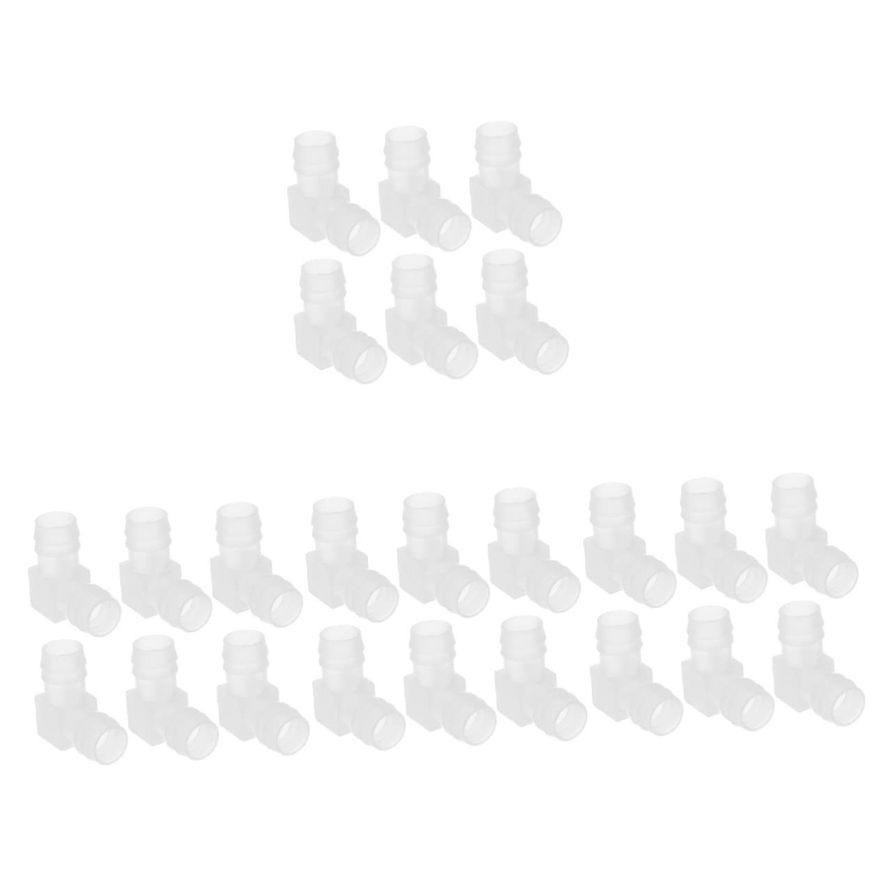 Sosoport 24pezzi Raccordi Per Gomiti Shape Per Flessibile Connettori Per Irrigazione e Applicazioni Professionali