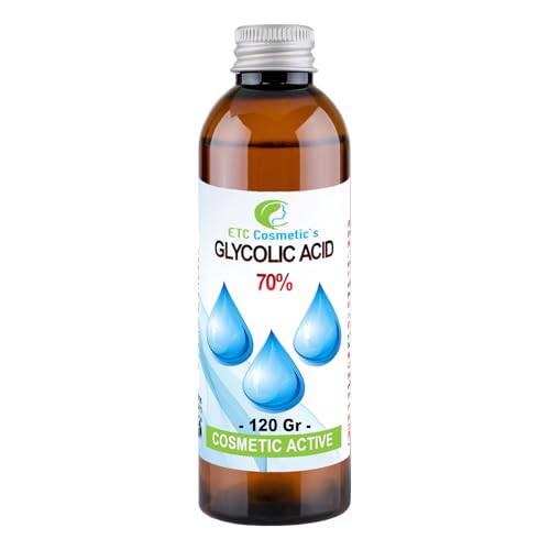 Glykolsäure – 120 g – 70% - Hohe Reinheit | Hochwirksame AHA-Peeling-Lösung | Tiefenwirksame Hauterneuerung & verfeinernde Formel | Auf Wasserbasis