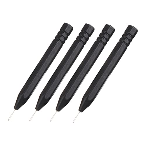 FOMIYES Cleaning Rod Steel Needle Removal Tool Earmold Cleaner Set of 4 for Daily Use