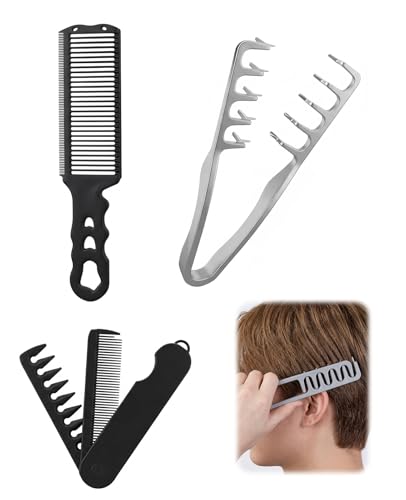 3 Peines Texturizadores y Voluminizadores de Dientes Anchos miniatura 1