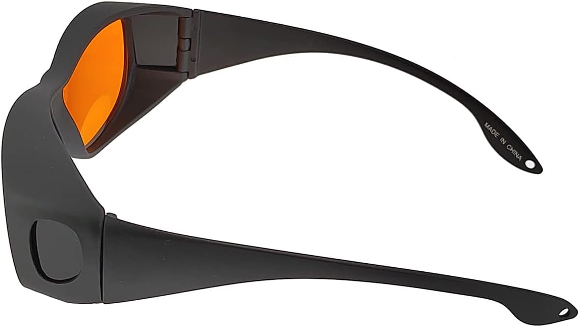 OD6 Laser Safety Glasses UV light Violet Blue for 405nm, 445nm, 450nm,473nm Laser 190nm-490nm TUB-F