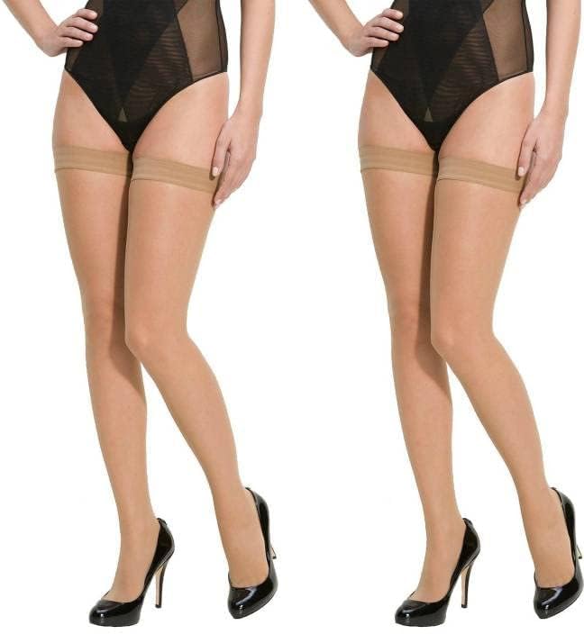 atipriya Cotton Atiptriya Women Thai Length Thin Beige/Skin Color Modern Stockings Socks (Pack of 2)-picture-10