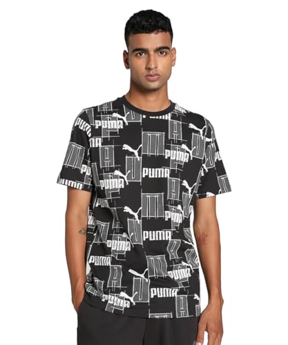 Image of Puma Men's Polyester Regular Fit T-Shirt