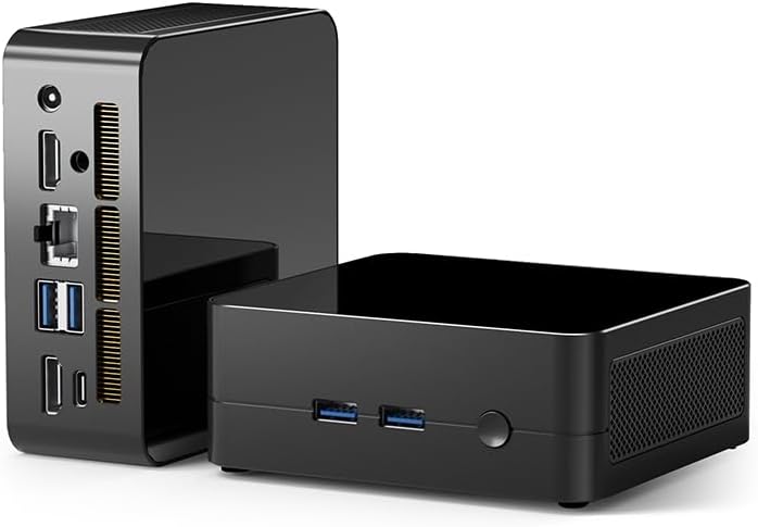 Mini PC, AMD Ryzen 5 5625U (6C/12T, Up to 4.3GHz),4K@60Hz Triple Display,WiFi 6/BT5.2/Dual HDMI,DIY Compact Desktop Computer, for Home/Office/Light Gaming(No RAM/No SSD/No OS)