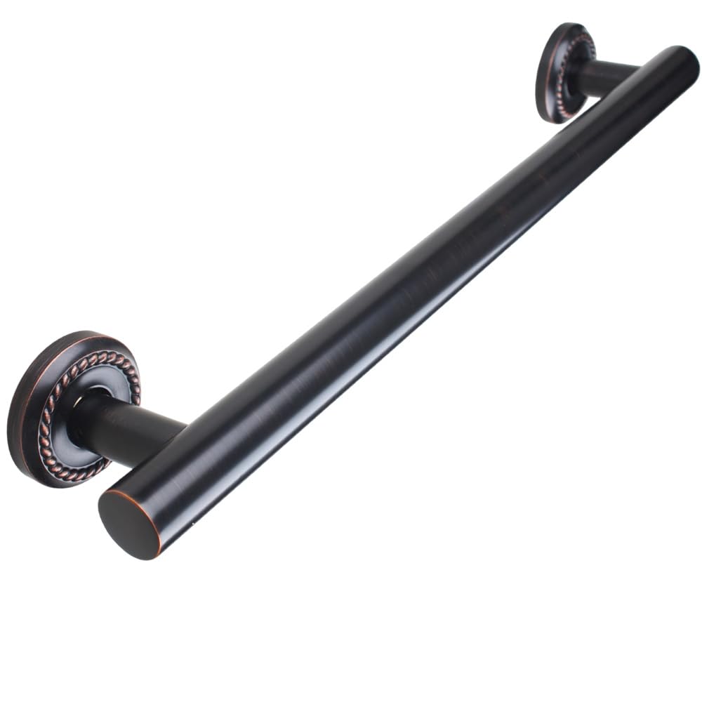 Barre d'appui pour baignoire et douche murale bronze 3,2 cm