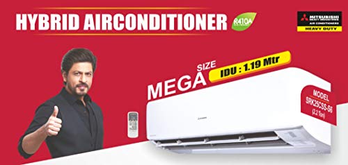 Image of MITSUBISHI HEAVY DUTY SRK25CSS-S6 2.2 Ton 3 Star Split Air Conditioner (White)