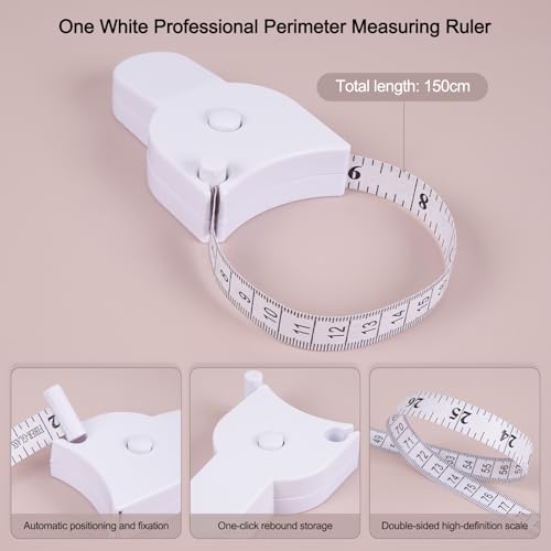 Cinta métrica automática telescópica para cuerpo blanca miniatura 4