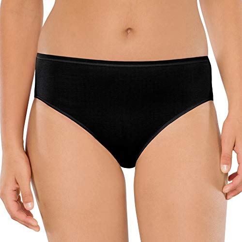 Schiesser Damen Slip, 3er Pack, Gr. 42, Schwarz (schwarz 000)