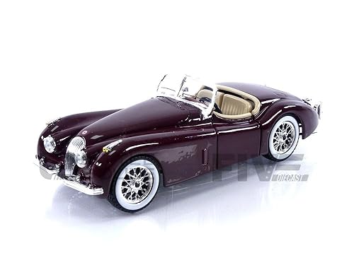 Jaguar XK 120 Convertible 1:24 Bburago miniatura 2