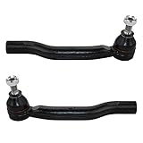 Bison Performance Set of Front Left LH & Right RH Outer Forged Steel Steering Tie Rod Ends Pair (2 Pieces) For Toyota Avalon 2013-2018, Camry 2012-2017