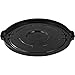 Global Industrial 55 Gallon Garbage Can Lid, Black