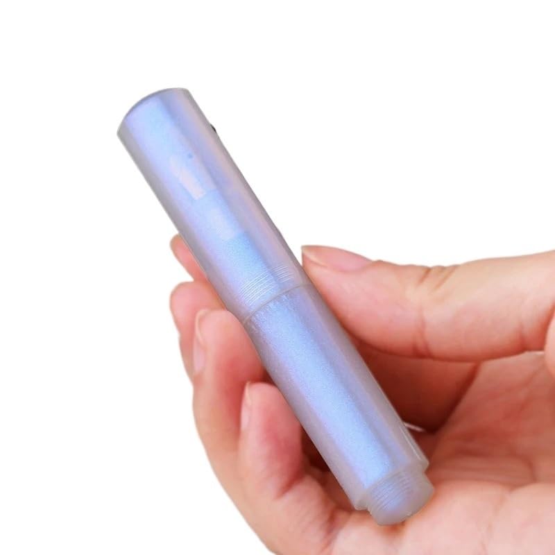 Stylo-plume bleu F semi-transparent rechargeable pour écriture fine de voyage