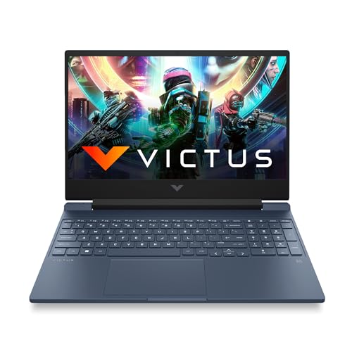 HP Victus Gaming Laptop, 12th Gen Intel Core i7-12650H, 4GB RTX 3050 GPU, 15.6-inch (39.6 cm), FHD, IPS, 144Hz, 16GB DDR4, 512GB SSD, Backlit KB, B&O, Dual Speakers (MSO, Blue, 2.37 kg), fa0353TX