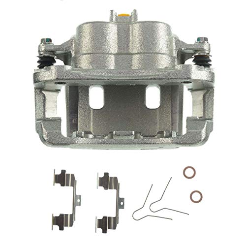 A-Premium Disc Brake Caliper Assembly with Bracket Compatible with Acura MDX 2003-2006 Front Right Passenger Side