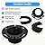 RV Toilet Seal and 3" Socket Floor Flange Kit for Thetfords Aqua Magic Style Plus, Style Lite, Style II & Residence RV Toilets, 385345892 Flange and 34120 Ball Seal Repair Replacement Parts