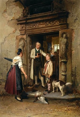 Impression tableaux peinture sur toile décoration chambre Théodore Gérard 60x90