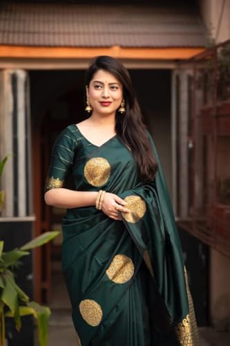 Image of Avantika Fashion Women's Kanjivaram Soft Pure Silk Banarasi Sarees With Blouse Piece
