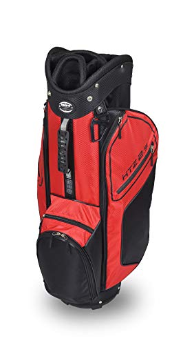 Hot-Z Golf 2.5 Deluxe 14 Way Divider Cart Bag Black/Red