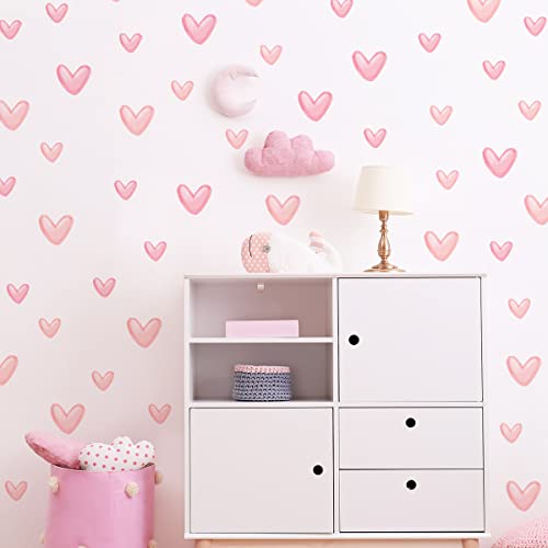 Vinilos decorativos rosa corazón removibles para pared miniatura 4