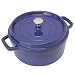 Produktbild Staub 1102476 Cocotte, 24 cm rund, Bräter aus Gusseisen, königsblau