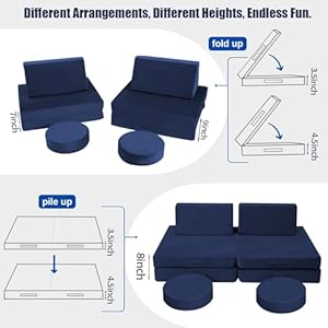 Memorecoolkidscouchforplayroommodularplaycouchfortoddlersnavybuildingfoamfortexplorersofa Urban Country Home Decor Memorecool kids couch for playroom modular play couch for toddlers navy building foam fort explorer sofa urban country home decor