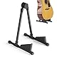 Musiin Foldable Guitar Stand - Guitar Stand for Acoustic/Electric/Classical Guitars and Violin, Ukulele, Bass, Lightweight and Foldable, Portable in bag. Easy to carry for Travel.
