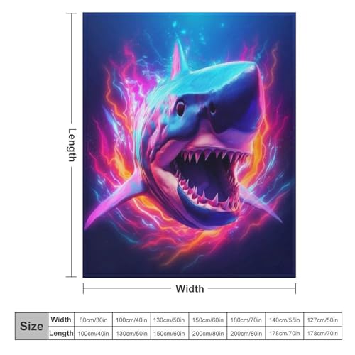 Plaid couverture requin moelleuse pour vos soirées cinéma sur le canapé