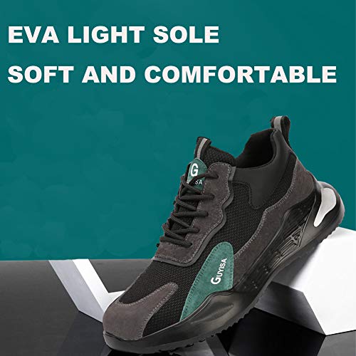 Veiligheidsschoen Werkschoenen Heren Dames Staal Toed Lichtgewicht Slip Bestendig 36-48 EU - Image 4