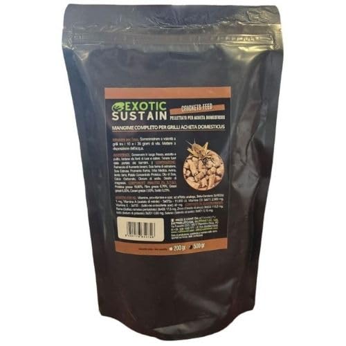 MANGIME COMPLETO PER GRILLI ACHETA DOMESTICUS - 200 gr