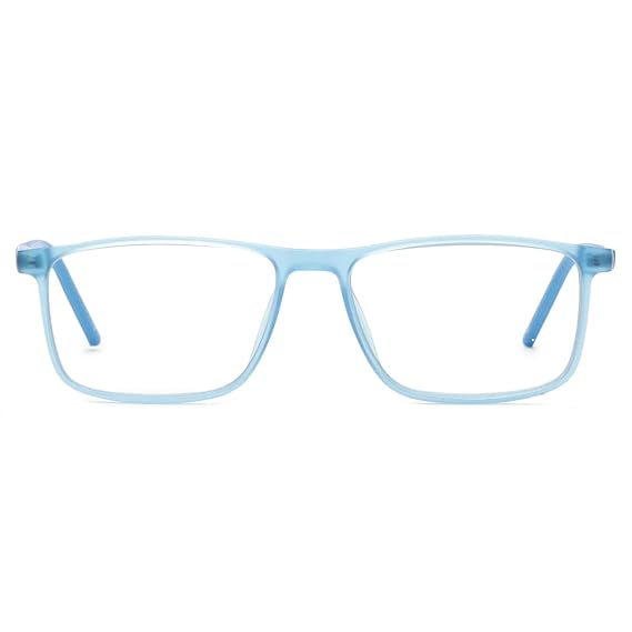Specsmakers Blue Zero Kids Computer Glasses Full Frame Square Small 45 TR 90 AMP9007