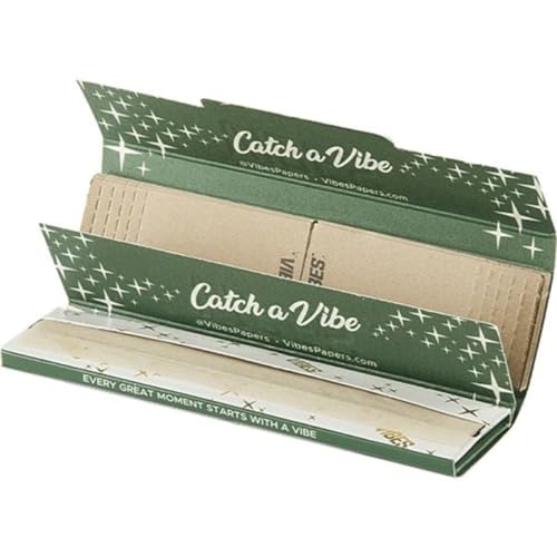 VIBES ROLLING PAPERS WITH TIPS KING SIZE SLIM ORGANIC HEMP| ���[�����O�y�[�p�[ �t�B���^�[�t�� �L���O�T�C�Y �I�[�K�j�b�N�w���v