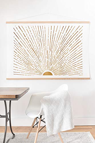 Arte de pared tropical multicolor de 45x60 cm con soporte magnético integrado
