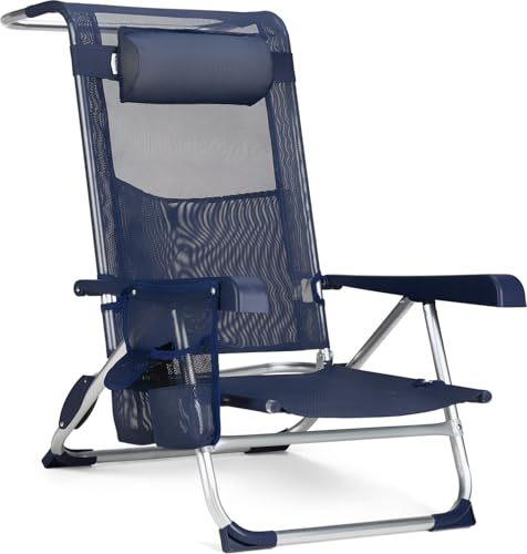 Sillas Plegables Camping Respaldo Alto Marca Outtec