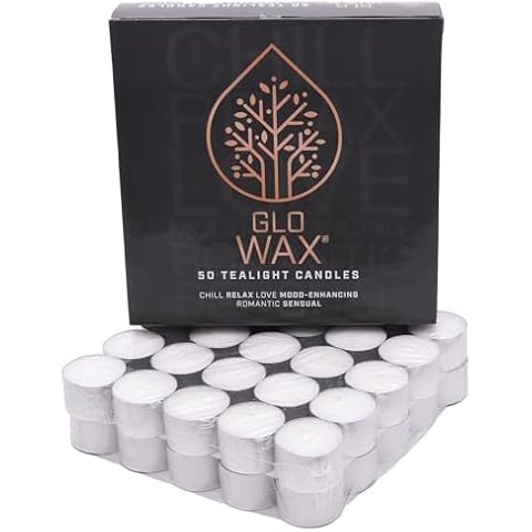 Glo-Wax 8 Hour Burn Unscented Tea Lights Cover