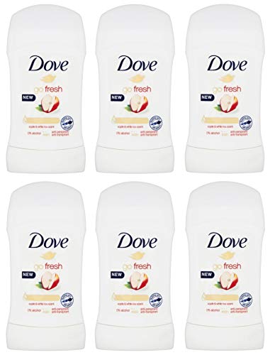 (6pbN) h[uь炻Ĕ萧܃fIhĝ߂̃XeBbN - (Pack of 6) Dove Go Fresh Apple & White Tea Scent Anti-perspirant Deodorant Stick fo