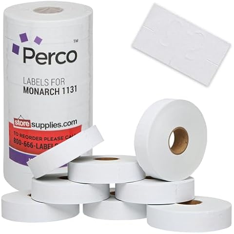 Monarch 1131 Pricing Gun Labels with Ink Roll Cover