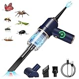 Bug Vacuum with Long Nozzle: 5 in 1 Handheld Cordless Car Vacuum Cleaner for...