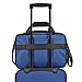 U.S. Traveler Rio Softside Expandable Carry-on Rolling Luggage, Royal Blue, 2 Wheel Set