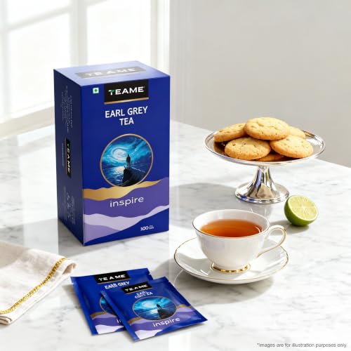 Image of TE-A-ME Earl Grey Black 400 Bags (4x100) | Black Tea Bags | Bold Flavor with Natural Bergamot