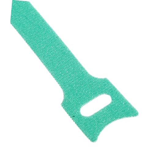 Vaguelly 100 piezas Cintas para Cables con Gancho y Bucle, Organizadores Reutilizables para Gestión de Cables de Electrodomésticos y Escritorios, Verde 12mm X 300mm para Uso Interior y Exterior miniatura 3
