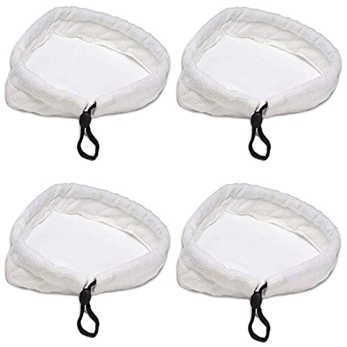 4 Pièces Chiffons de Rechange Balai Vapeur, Chiffons en Microfibre Pads, lingettes de sol en microfibre Triangulaire Chiffons, pour Vadrouille à Vapeur, Nettoyage Domestique, Universel