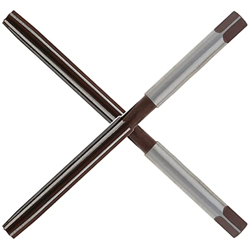 Auniwaig 6mm Hand Reamer,9Crsi,H8 6 Straight Flutes Groove Reamer,Straight Flutes Hand Milling Cutter Tool 2pcs