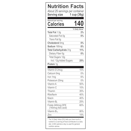 Fruity PEBBLES Breakfast Cereal for Kids, Gluten Free, Made with Sweetened Puffed Rice, 32 oz Bag