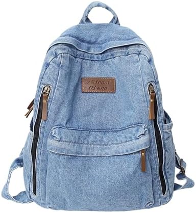 Mochila para la escuela, niños, damas, a la moda, estilo vaquero,...