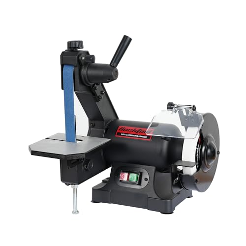 BUCKTOOL 250W Bandschleifer & Schleifscheibe Kombi, 25.4x762mm...