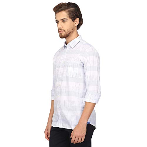 Image of Parx Mens Checked Casual Shirt