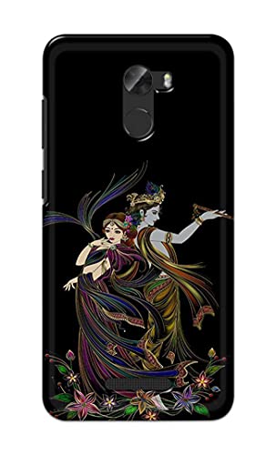 Image of Lord Radha and Krishna Hard Back Case Cover for Gionee A1 Lite Back Cover -(J5) VNS2223