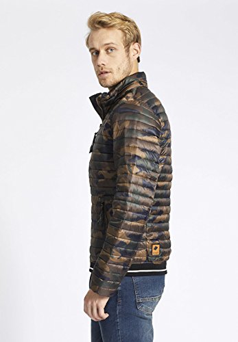 khujo Herren Jacke Elian 2414JK173 Dark Gray-Print M